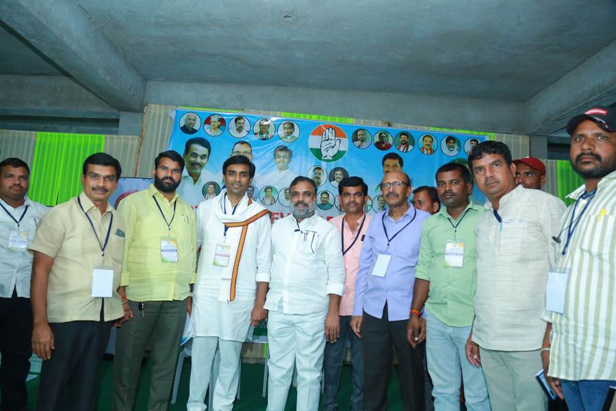 Party programme at Somasila, Nagarkurnool District